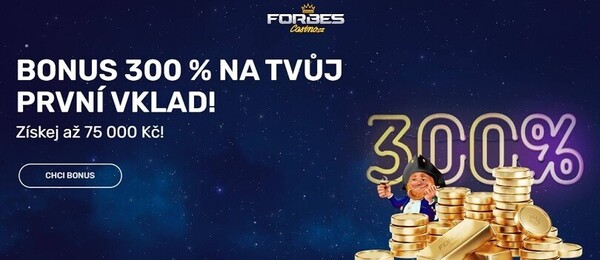 Forbes vkladový bonus 300 %