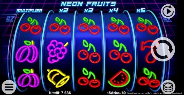 Hrací automat Neon Fruits
