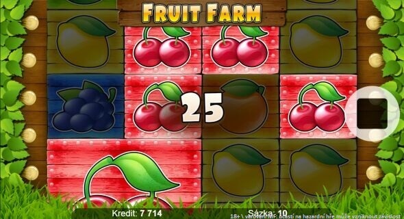 Fruit Farm - automat s nejvyšší výherností od Kajotu