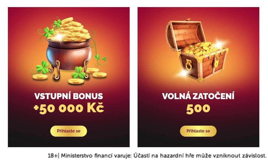 Za kompletní dokončení registrace získáte tyto bonusy