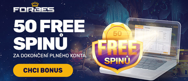Forbes casino bonus za registraci bez vkladu: 50 free spinů