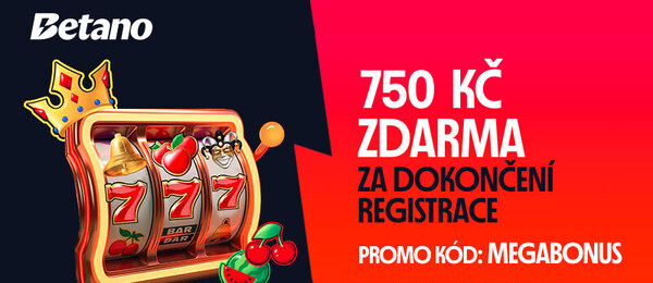 Betano Megabonus 750 Kč