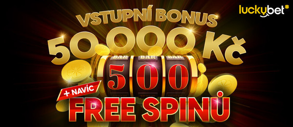 LuckyBet bonus za registraci - free spiny a bonus ke vkladu