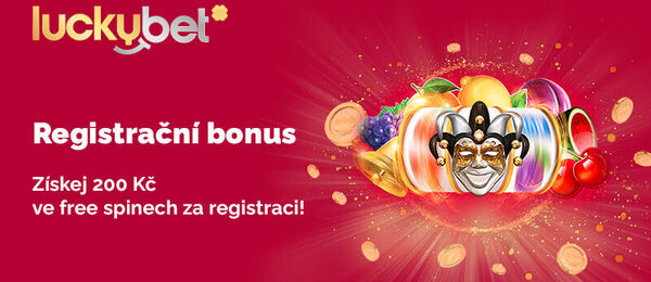 LuckyBet registrační bonus