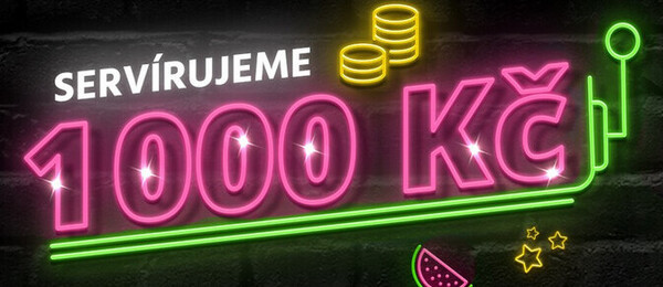 Získejte za vklad 500 Kč s promo kódem bonus 1 000 Kč