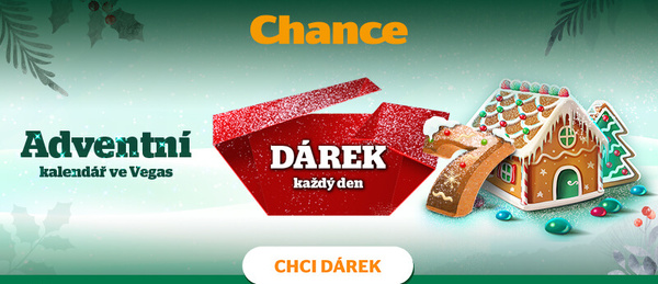 Adventní casino kalendář u Chance Vegas