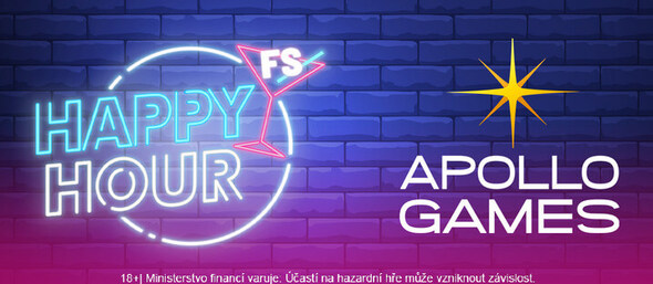 Happy Hour v casinu Apollo Games: 7x denně losování o free spiny