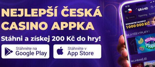 Získejte bonus za stažení aplikace GrandWin